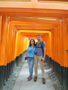 Beati tra i torii